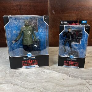 Set Of Two McFarlane Action Figure The Batman 2022 The Riddler‎ And Selina Kyle